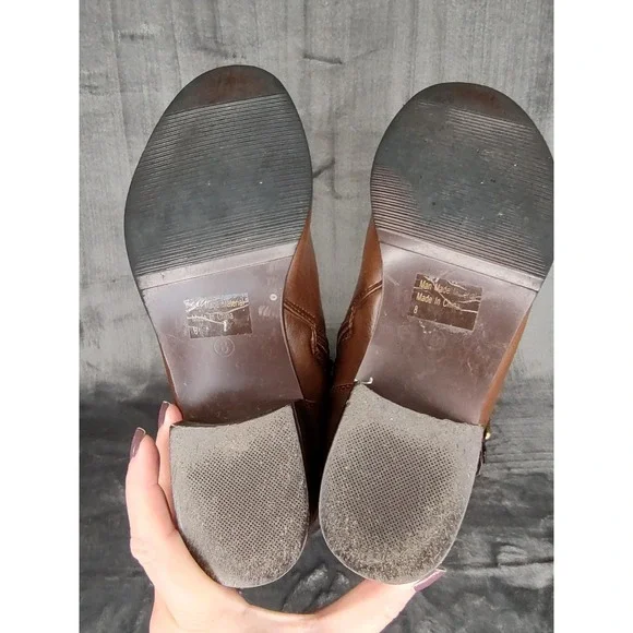 Corkeys Wyatt Tennley Buckle Boot Riding Boot Brown Size 8 - Picture 15 of 16